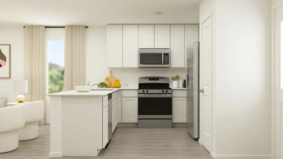 A kitchen in a Lennar home