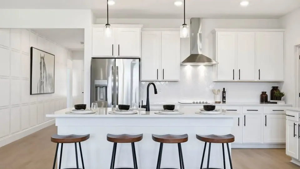 A kitchen in a Davidson Homes home
