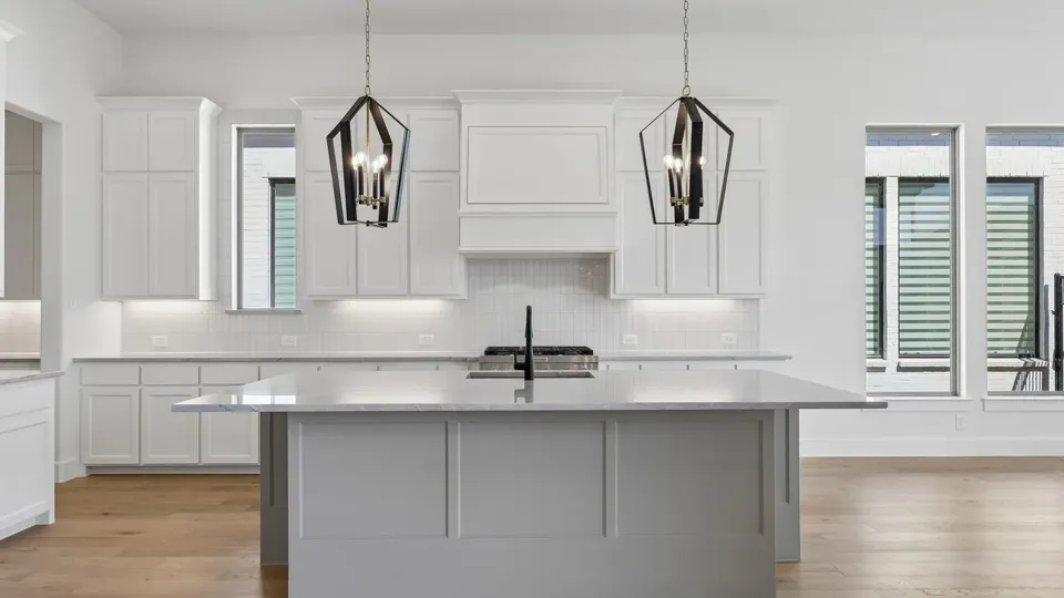 A kitchen in a Tradition Homes home