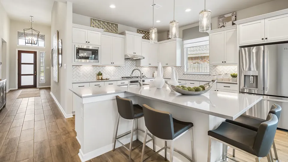 A kitchen in a Chesmar Homes home