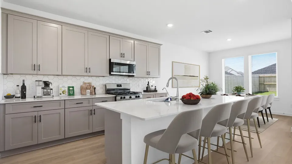 A kitchen in a D.R. Horton home