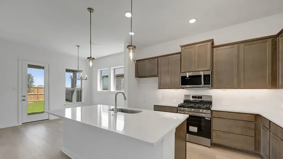 A kitchen in a David Weekley Homes home