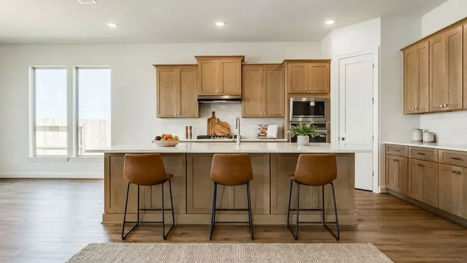 A kitchen in a Homes By Faircroft home