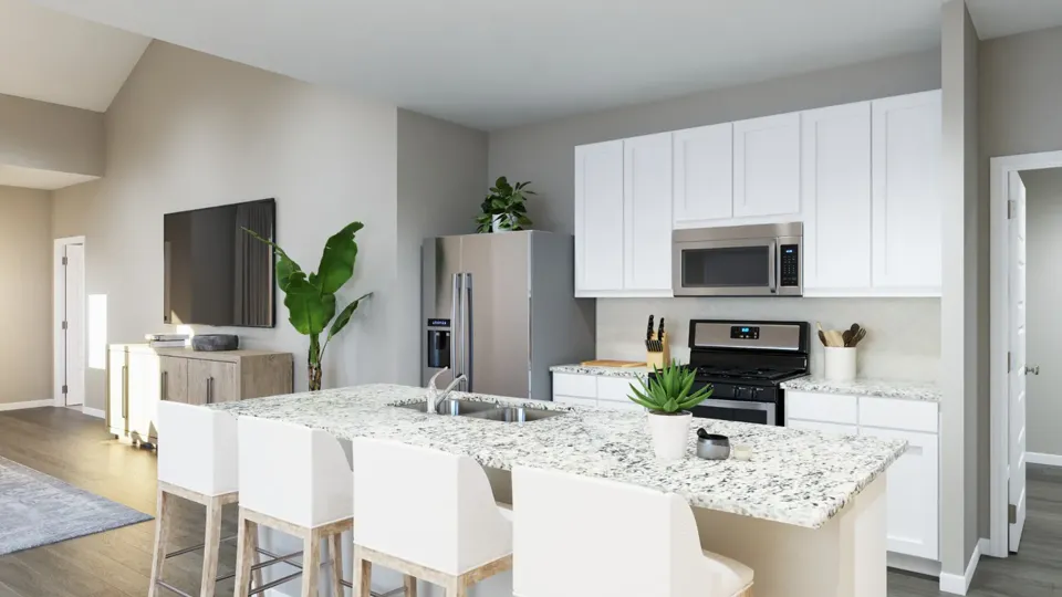 A kitchen in a Legend Homes home