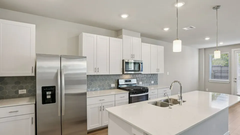A kitchen in a Meritage Homes home