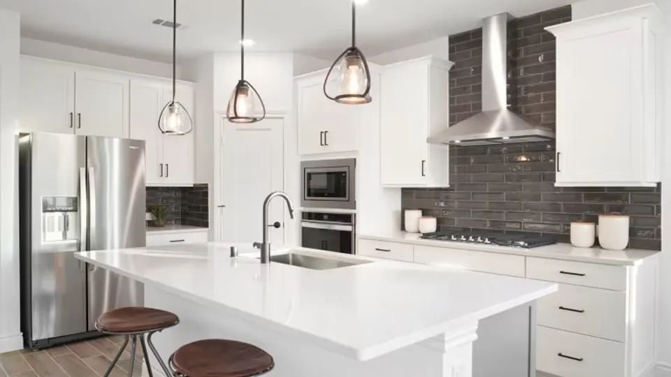 A kitchen in a Pulte Homes home