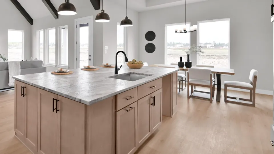 A kitchen in a StoneManor Homes home