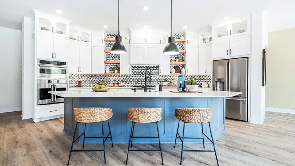 A kitchen in a David Weekley Homes home