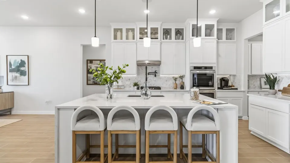 A kitchen in a First America Homes home