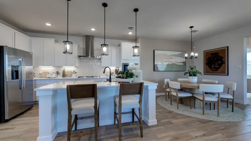 A kitchen in a Hakes Brothers home