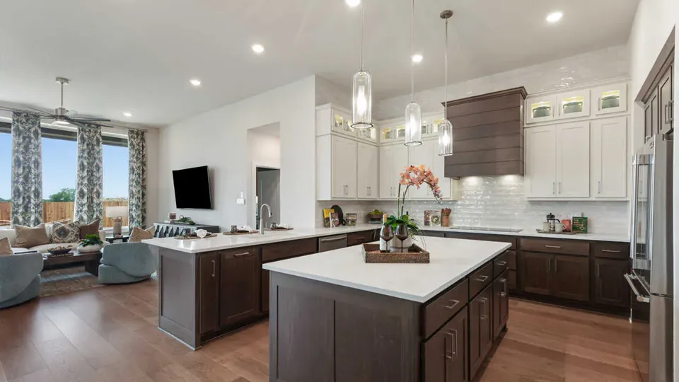 A kitchen in a Highland Homes home