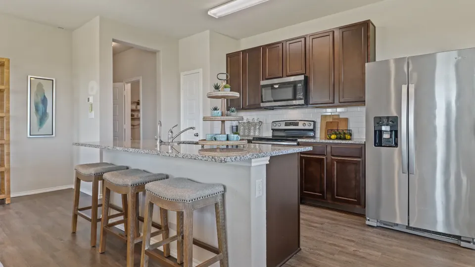 A kitchen in a Legend Homes home