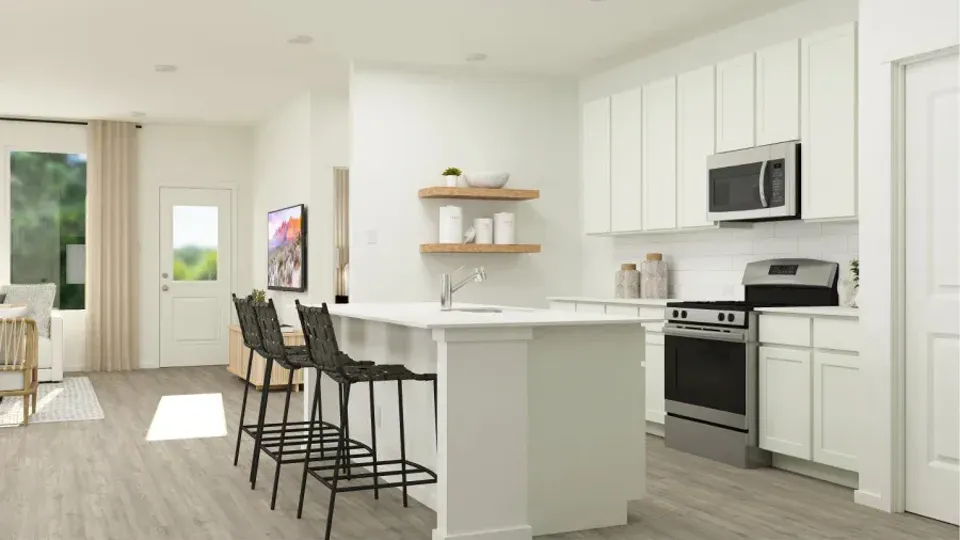 A kitchen in a Lennar home